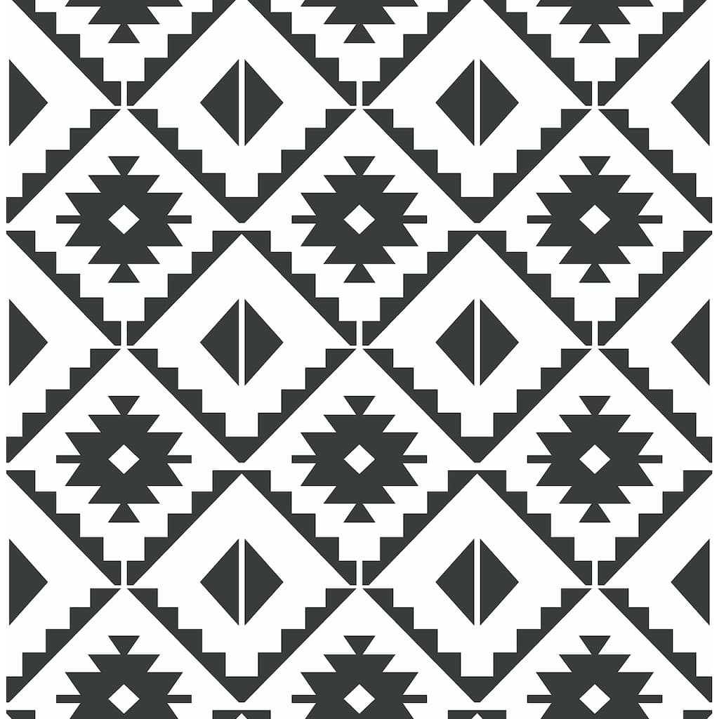 NextWall Southwest Tile Peel and Stick Wallpaper