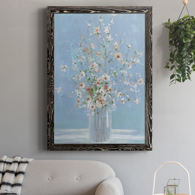 Cherry Blossom Arrangement-Premium Framed Canvas - Ready to Hang
