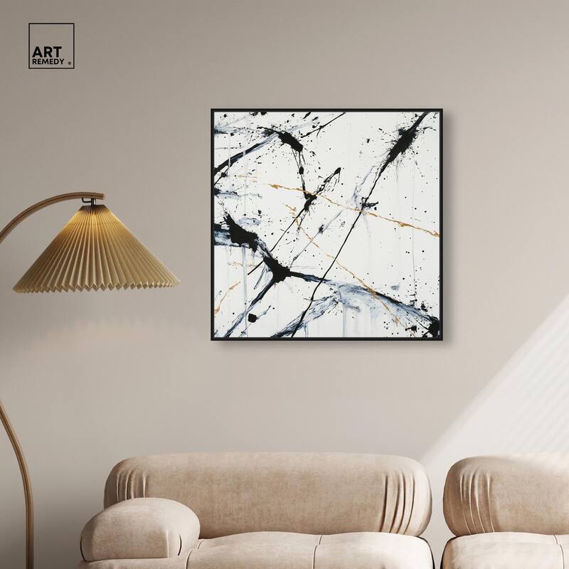 Splintered Impact I Canvas by Art Remedy
