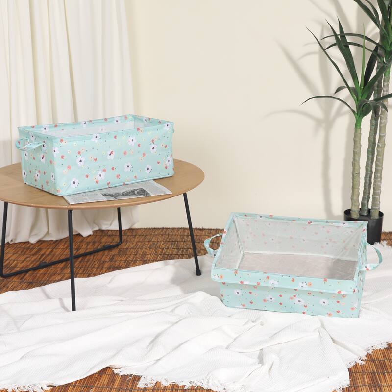 Storage Cube, Fabric Storage Bins with Handles for Shelves Closet, 1 Pack Collapsible Storage Basket for Organizing Clothes