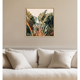Kate and Laurel Sylvie Hue 2 Framed Canvas by Alicia Bock