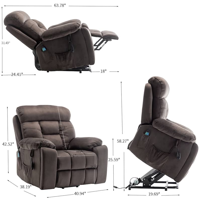 Power Lift Chair Lounge Chair Relax Sofa Chair Elderly Electric Lounge Chair