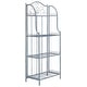 preview thumbnail 10 of 53, SAFAVIEH Amaris Victorian Wrought Iron 4-Tier Outdoor Bakers Rack. - 25" W x 15" D x 63" H