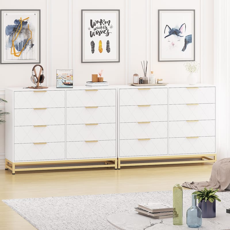 Dresser for Bedroom with 8 Drawer