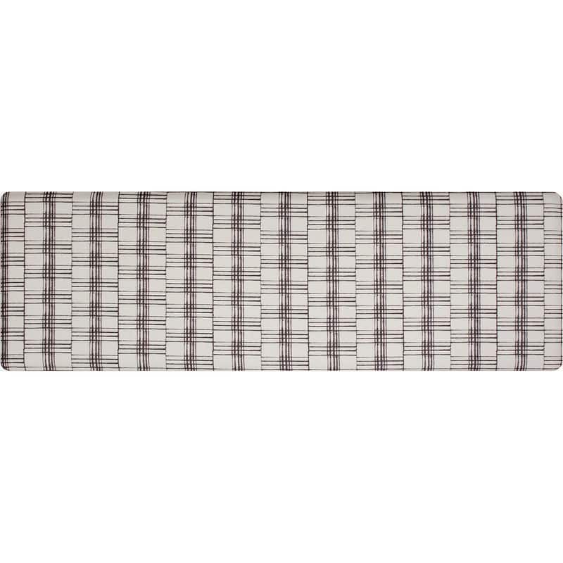 FloorPops Rooney Taupe Anti-Fatigue Comfort Long Mat - 20 x 60