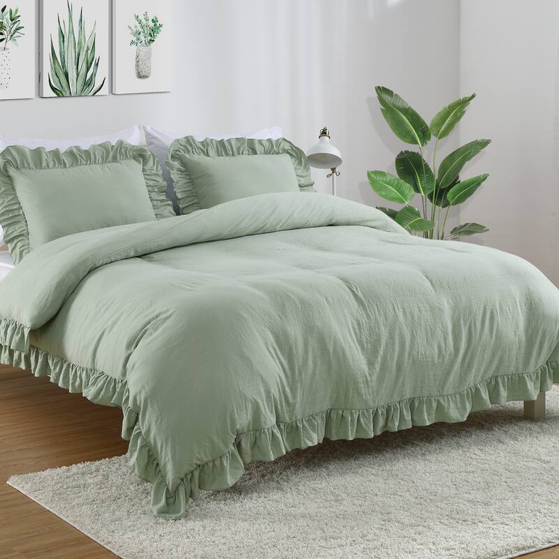 Super Soft 3Pcs Duvet Cover Set, with 1 Duvet Cover with 2 Pillow Shams