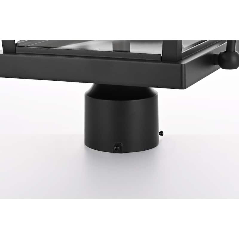 Kael Outdoor Post light in Black