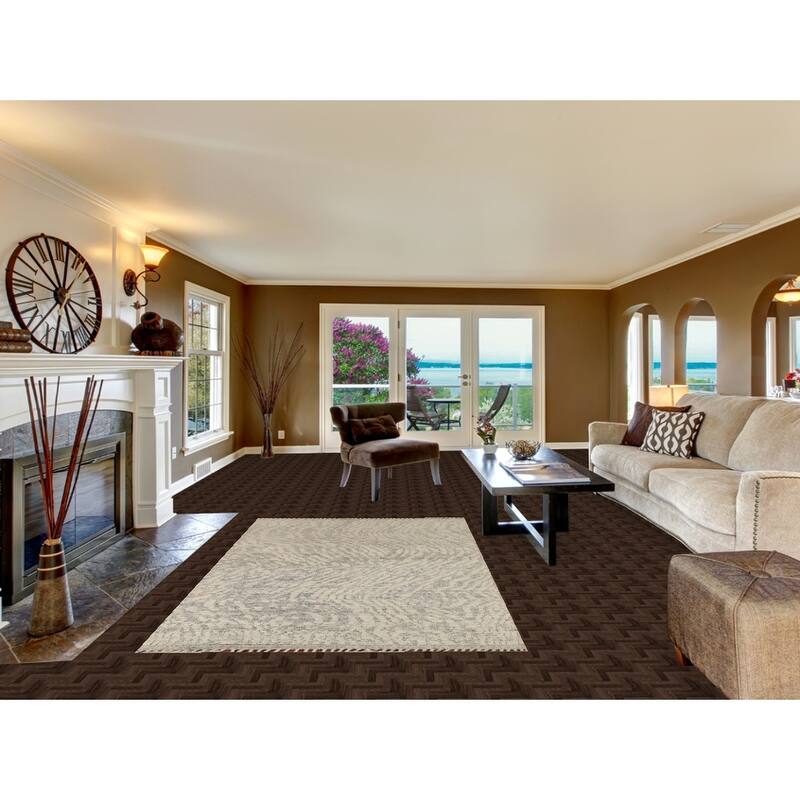 Beige Abstract Moroccan Oriental Area Rug Hand-Knotted Wool Carpet - 4'11"x 8'3"