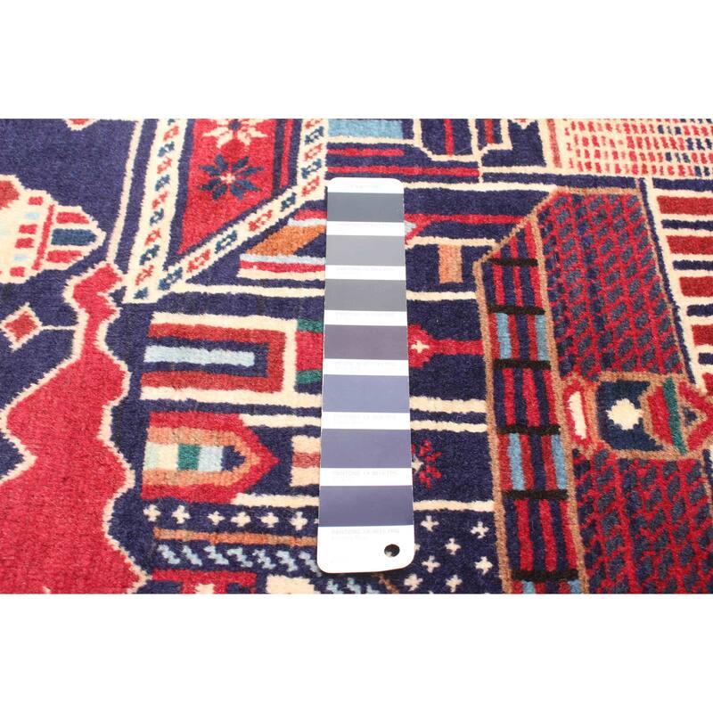 ECARPETGALLERY Hand-knotted Teimani Dark Navy Wool Rug - 2'9 x 4'3