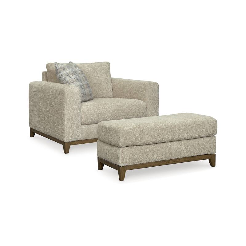 Signature Design by Ashley Parklynn Beige 2-Piece Upholstery Package - 47" W x 40" D x 38" H