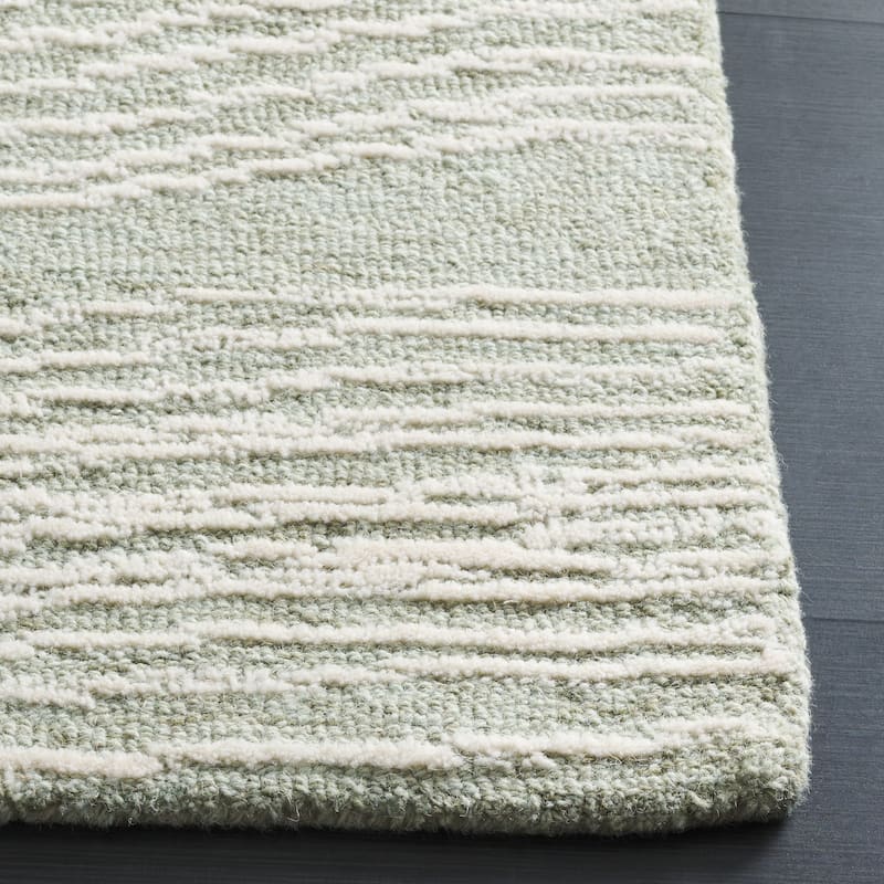 SAFAVIEH Handmade Metro Annarosa Modern Abstract Wool Rug
