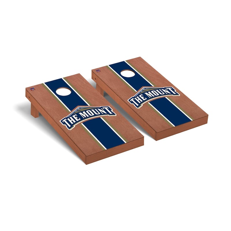 Mount St. Marys Mountaineers The Mount Rosewood Cornhole Board Set