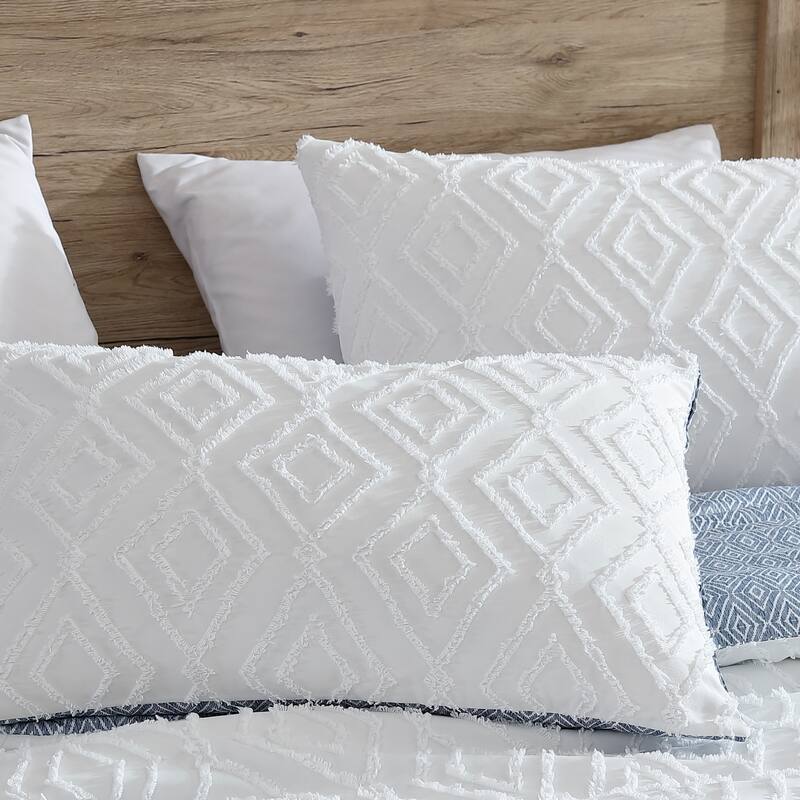French Connection Hanwell Clipped Jacquard Comforter Sets