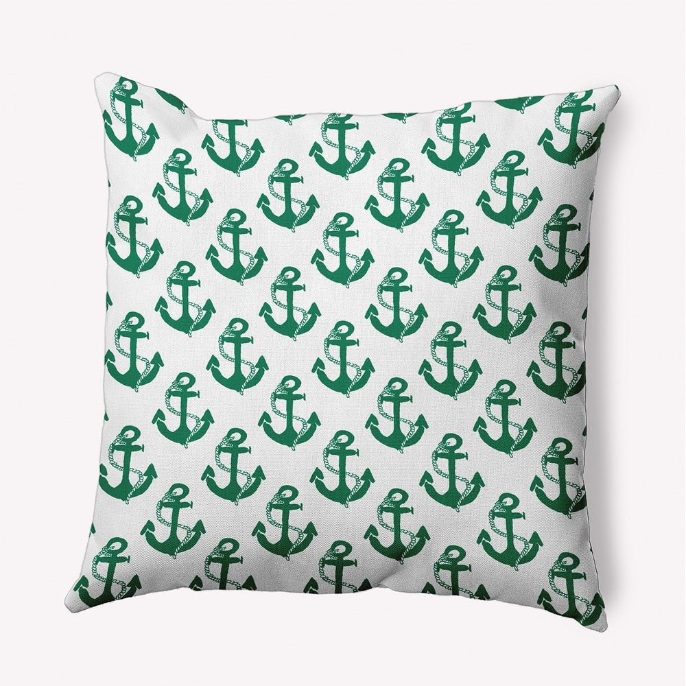 Anchor Pattern Decorative Throw Pillow