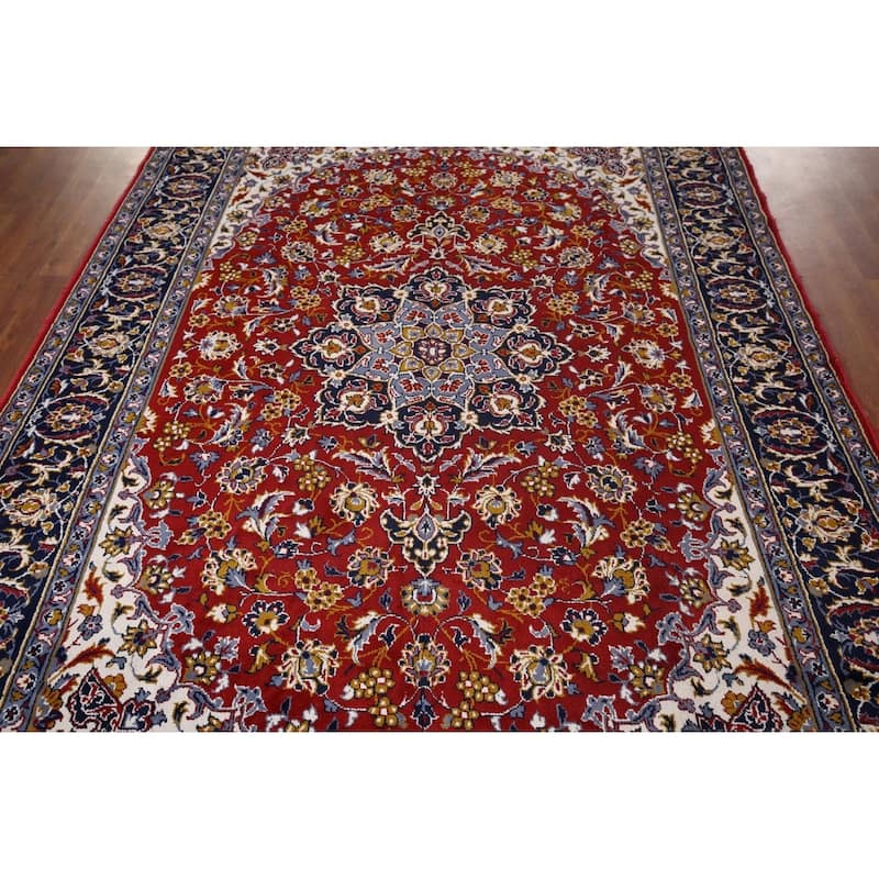 Mashad Turkish Area Rug Traditional Machine Made Carpet - 6'4" x 9'3"