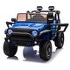 preview thumbnail 90 of 98, Christmas Gift 24V Ride-On Truck for Kids, Double Seat, Bluetooth, Remote Control