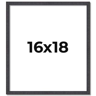 16x18 Frame Brown Solid Wood Picture Frame - Complete Modern Photo