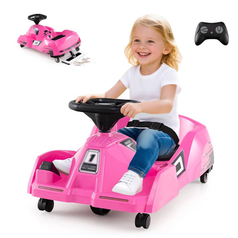 Kids 12V Ride on Car with Remote Control, Anti-Rollover Wheels Horn and USB Connectivity - 31" × 18" × 14" (L × W × H)