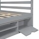 preview thumbnail 20 of 19, Full House Bed with Roof Frame