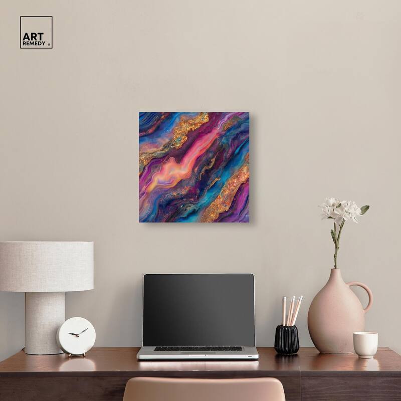 Glittering Spectrum III Canvas by Art Remedy, Gallery Wrapped