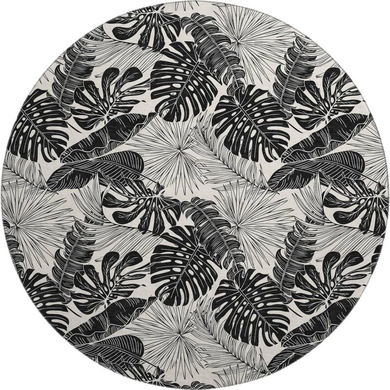 Premium Washable Super Soft Tropical Palm Leaf Mayfield Rug