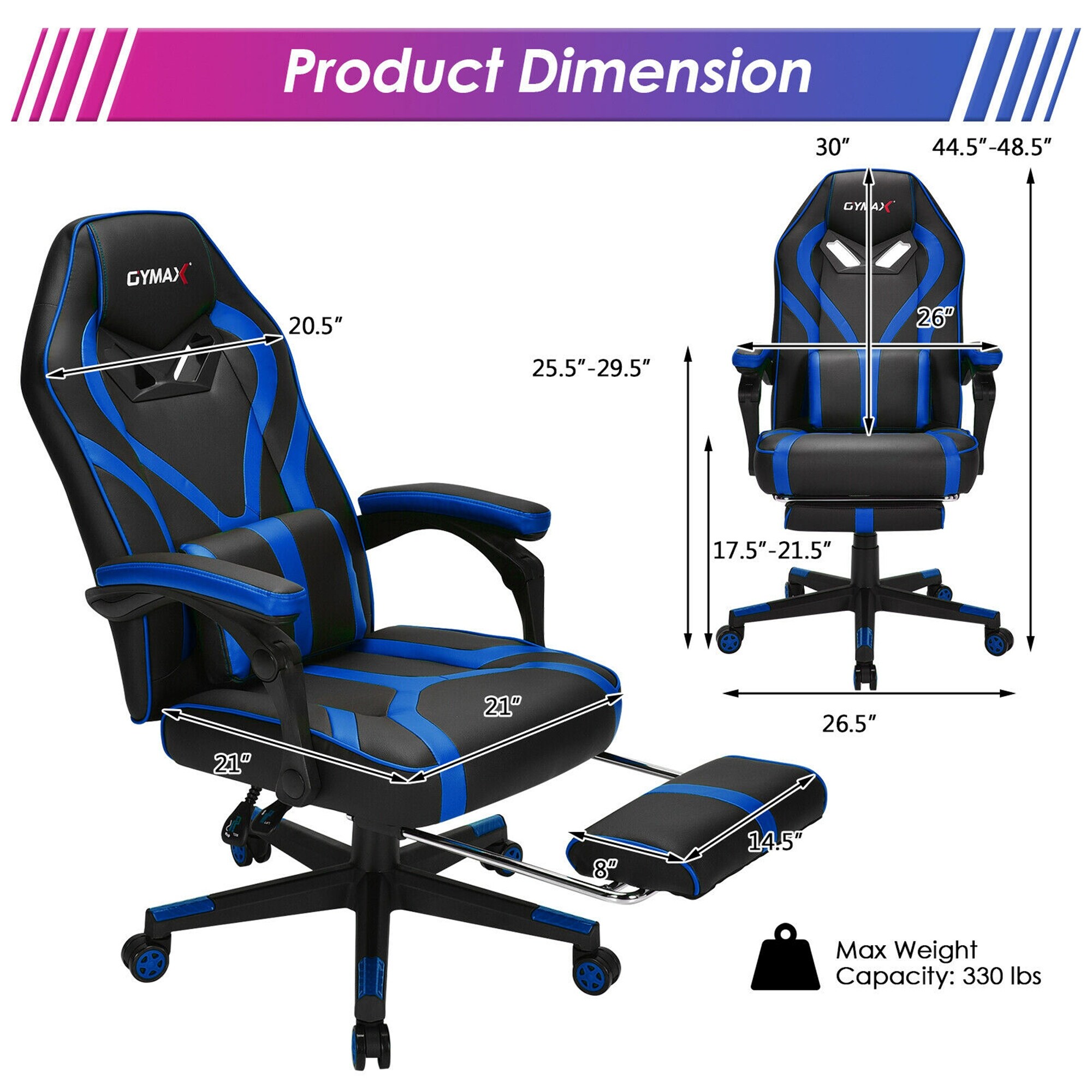Details about Gymax Massage Gaming Chair Racing Recliner Computer Desk Chair w/Footrest Green Details about Gymax Massage Gaming Chair Racing Recliner Computer Desk Chair w/Footrest Green