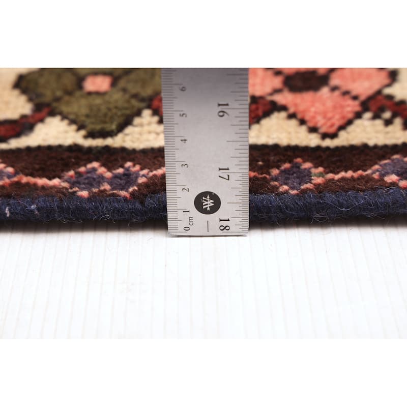 ECARPETGALLERY Hand-knotted Kayseri Vintage Dark Navy Wool Rug - 5'1 x 6'8