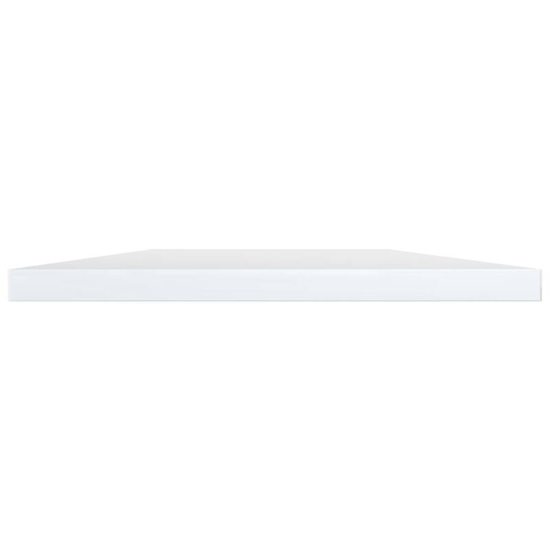 vidaXL Bookshelf Boards 8 pcs High Gloss White 39.4"x7.9"x0.6" Chipboard