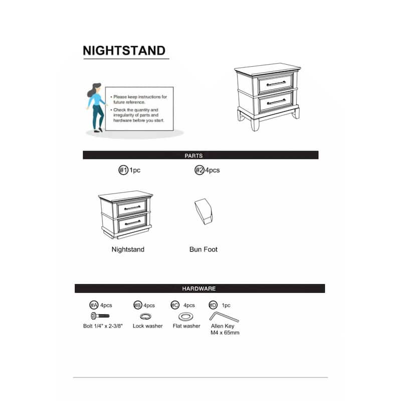 Contemporary 1pc Nightstand Gray Color Solid Wood Veneer Pewter Bar Pulls Crown Molding Details Bedroom Furniture