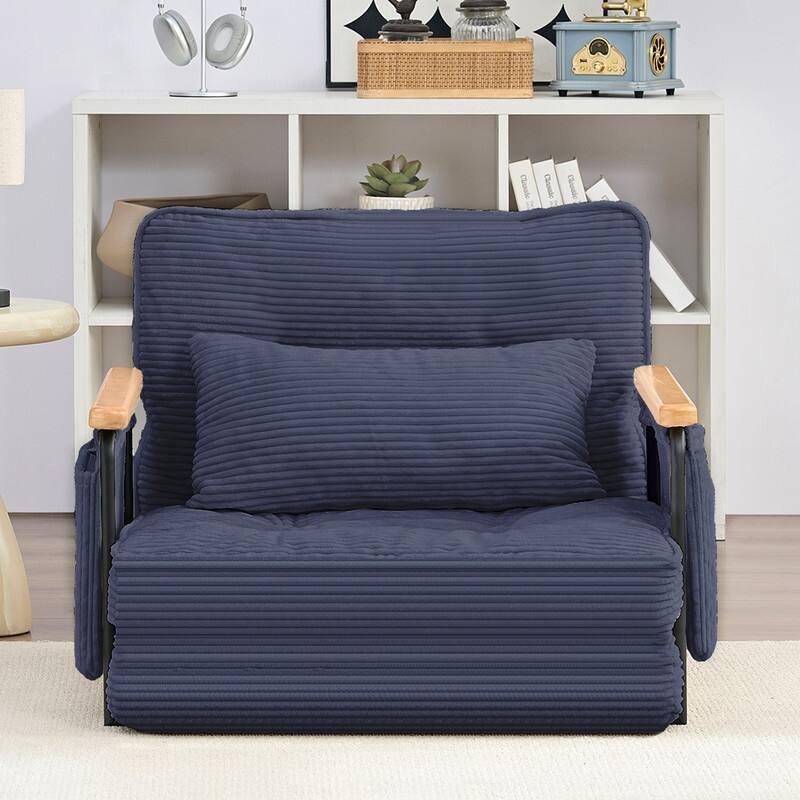 Mixoy Muti-Functional Folding Floor Sofa Bed,3-Seater,2-Seater,1-Seater Lazy Futon Sofa with 6 Position Adjustable Backrest