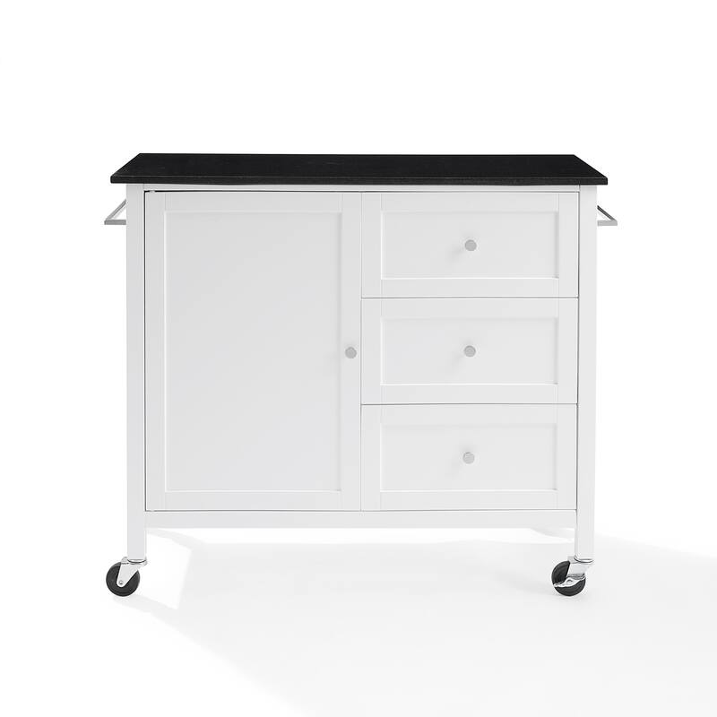 Crosley Soren Granite Top Kitchen Island/Cart - 18.13"d x 42.13"w x 37.5"h