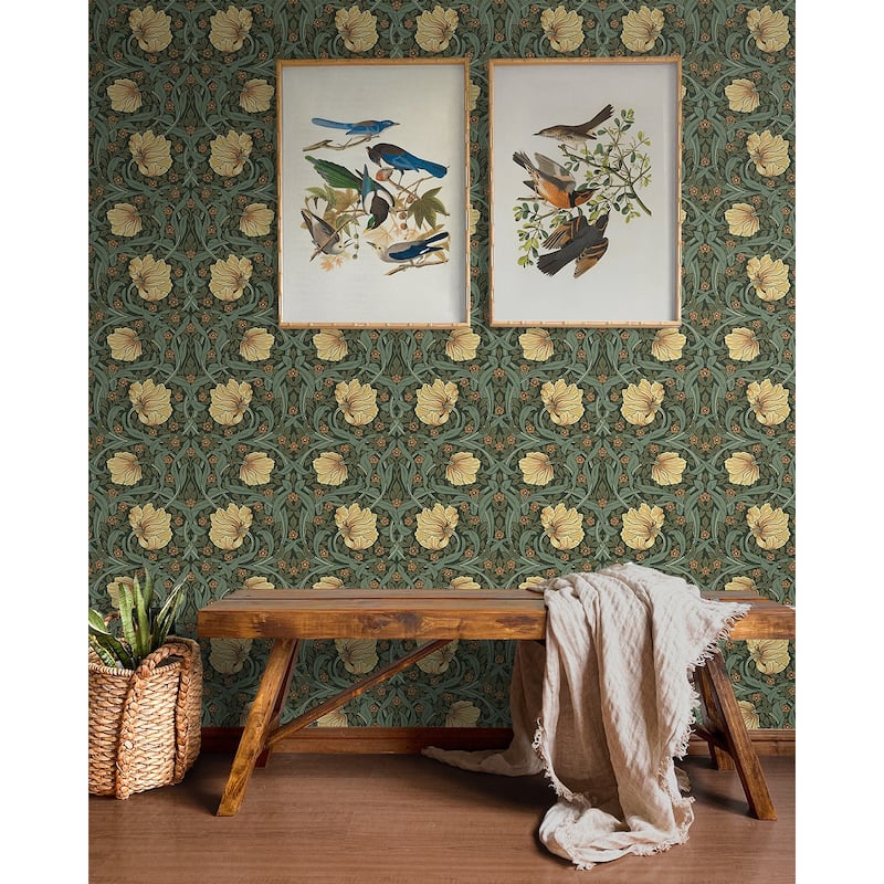 NextWall Pimpernel Garden Peel and Stick Wallpaper