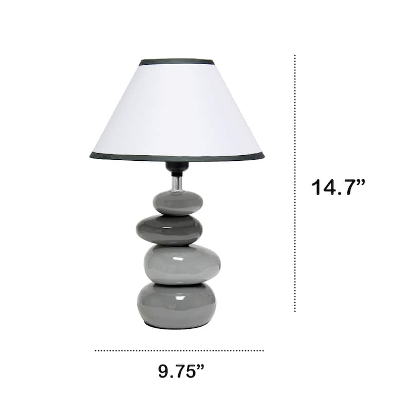 14.7" Stacking Stones TableLamp for