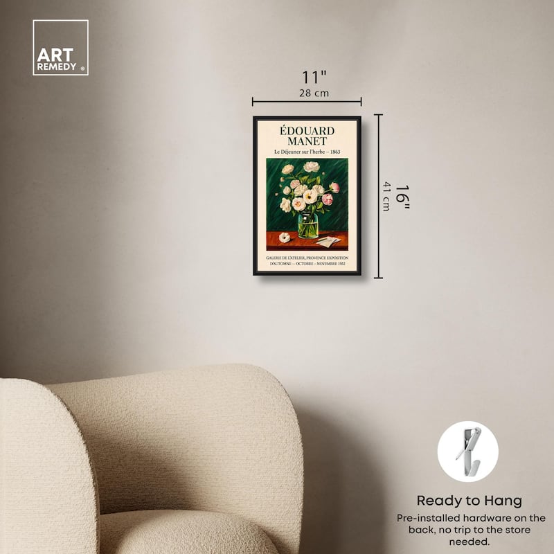 Manet's Floral Canvas by Art Remedy