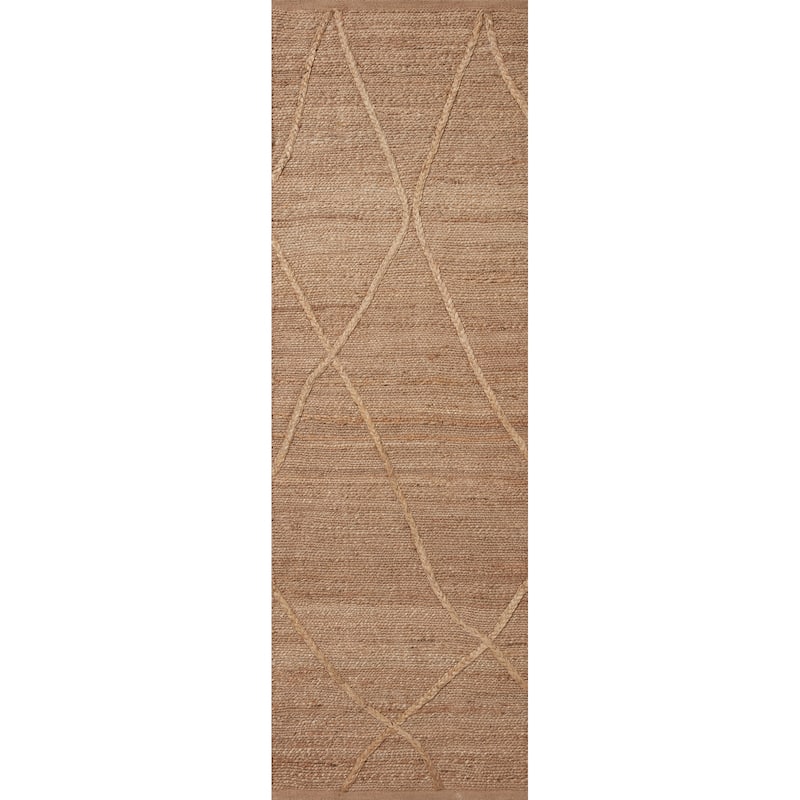 Alexander Home Daniela Modern Jute Hand Woven Area Rug - 2' 6" x 7' 6" - Runner