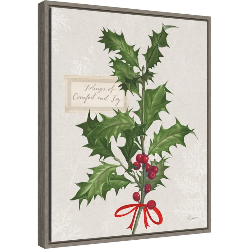 Joyful Tidings VI by Sue Schlabach Framed Canvas Wall Art