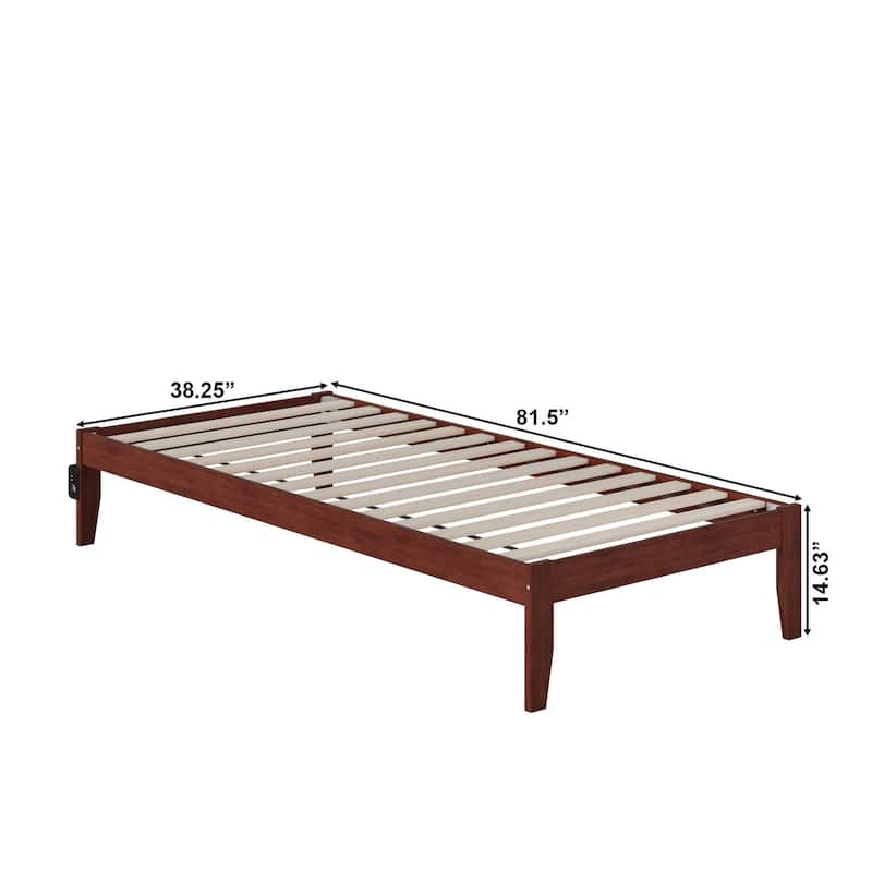 AFI Colorado Platform Bed with Charging Station