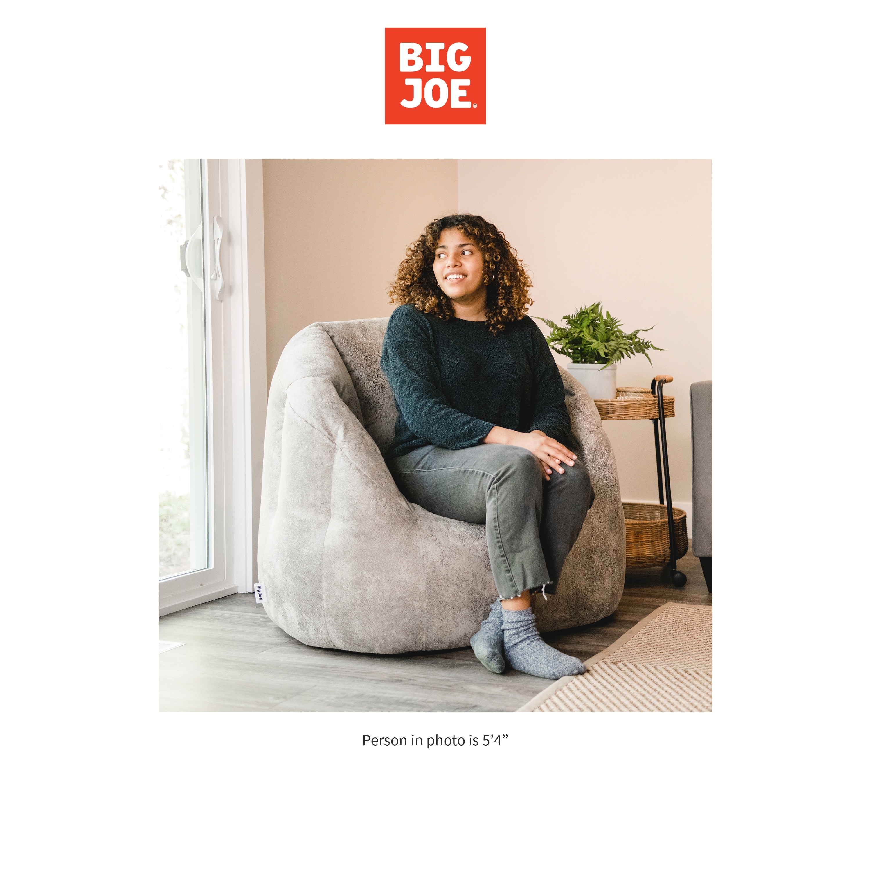 Big Joe Lux Large Milano Blazer Bean Bag Chair Multiple Colors