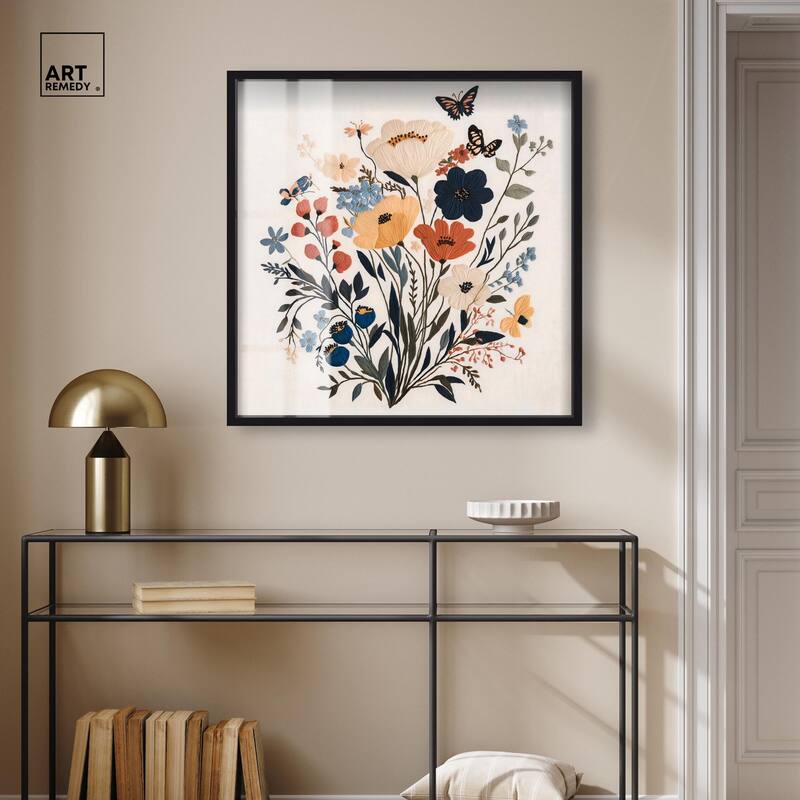 Garden of Threads I Shadowbox by Art Remedy