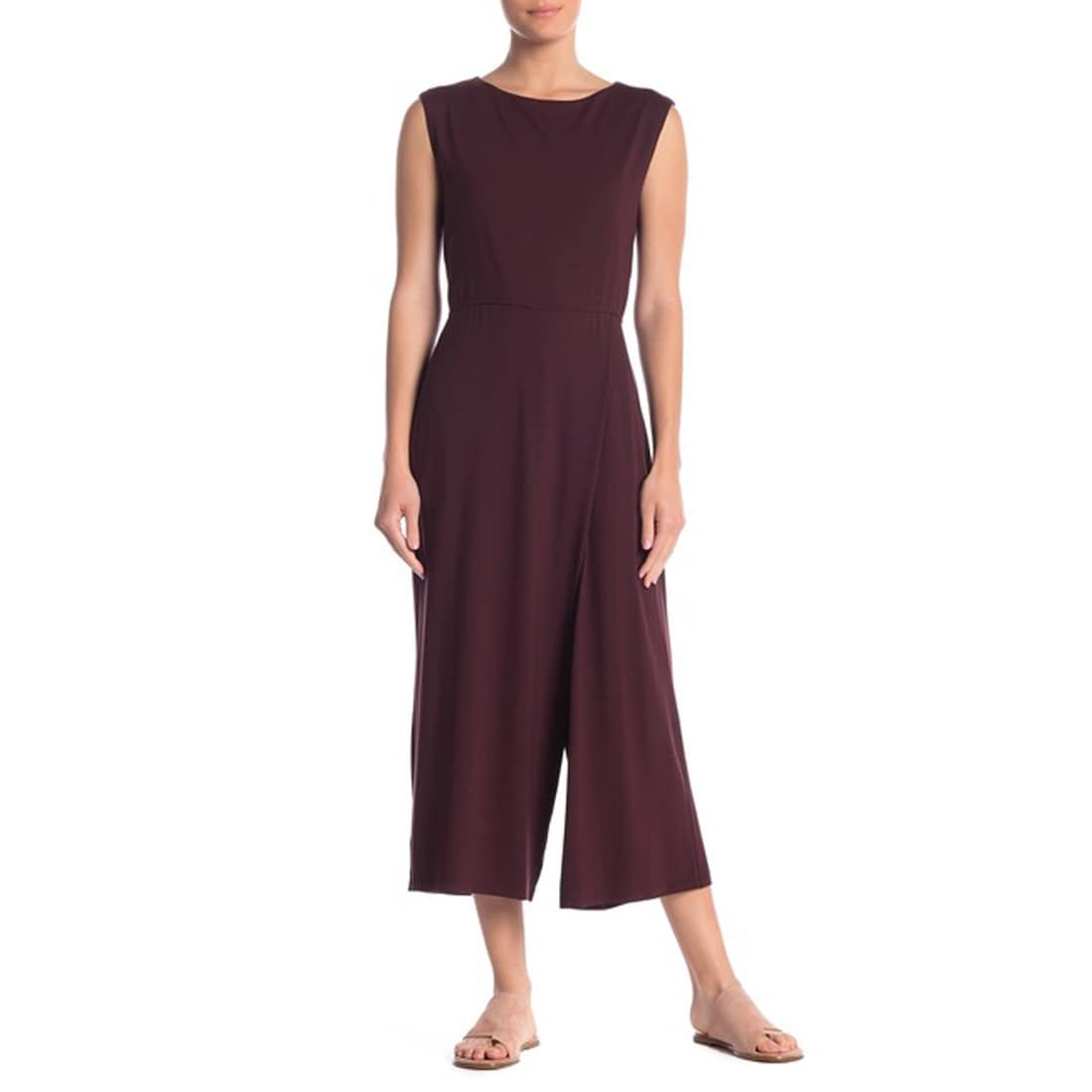 Eileen fisher bateau neck jumpsuit clearance