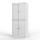 preview thumbnail 9 of 8, Palace Imports 100% Solid Wood Pantry Cabinet, 2 Drawers, Adjustable Shelves, 32" Wide, 71.5" Tall - 32" x 71.5"