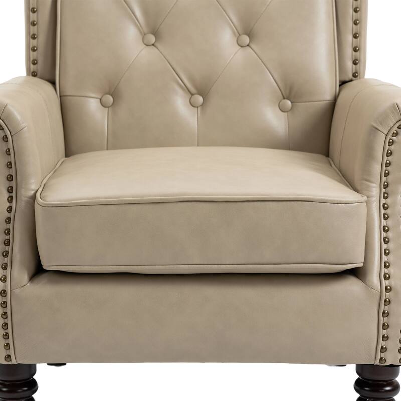Mid Century Nailhead Decorative Armchair