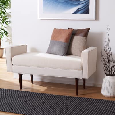 SAFAVIEH Henri Mid-century Modern 25-inch Bench - 49" W x 18" L x 25" H