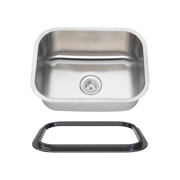 山水68 Nantucket SR2318-12-16 Pro Series 23 inch Undermount Small