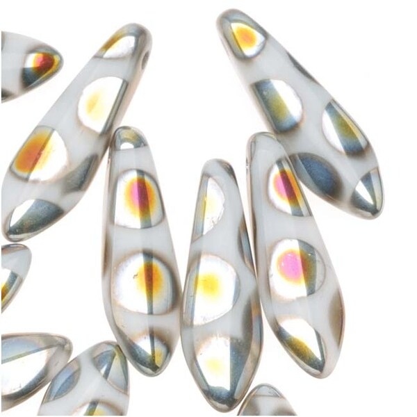 pressed glass beads