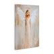 preview thumbnail 2 of 12, Stupell Divine White Robe Angel Canvas Wall Art Design By Petal Prints Design