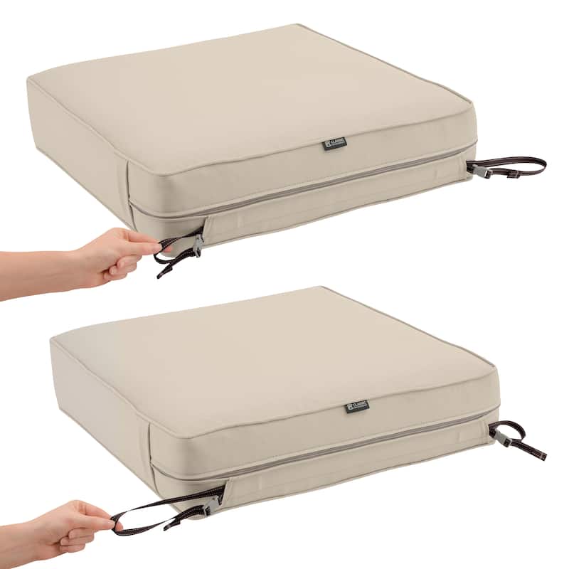 Classic Accessories Montlake Water-Resistant Outdoor Seat Cushion