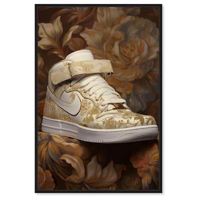 Baroque Sneaker Canvas by Art Remedy
