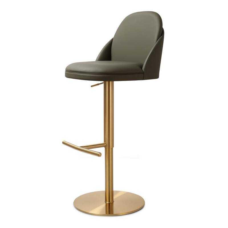 Finta 360 Degree Swivel Counter Stool - Fiori Green
