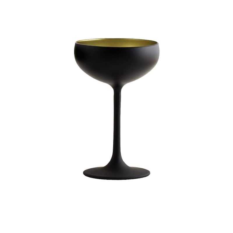 Stolzle Lausitz Set of 6 Olympia Champagne Coupe Glasses